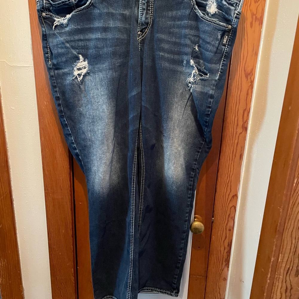 Silver Jeans Dark Wash Boot Cut Jeans